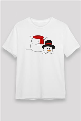 Yılbaşı Beyaz Unisex Tişört T-Shirt - TişörtFabrikası