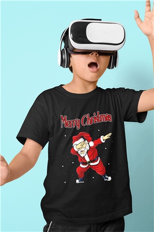 Yılbaşı Siyah Unisex Çocuk Tişört