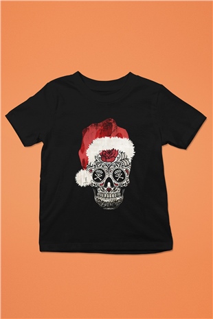 Yılbaşı Siyah Unisex Çocuk Tişört
