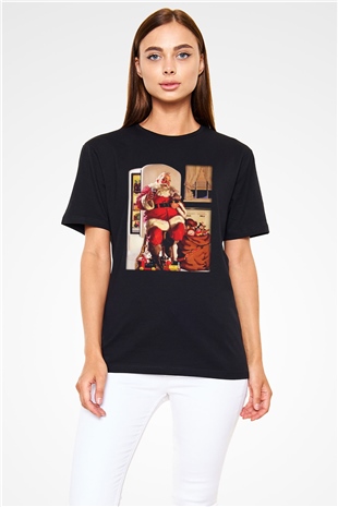 Yılbaşı Siyah Unisex Tişört T-Shirt - TişörtFabrikası