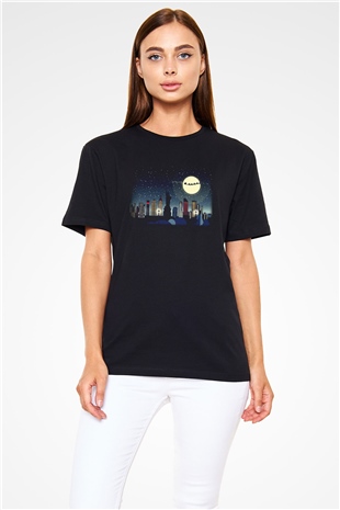 Yılbaşı Siyah Unisex Tişört T-Shirt - TişörtFabrikası