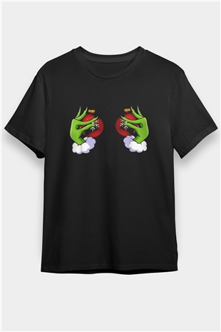 Yılbaşı Siyah Unisex Tişört T-Shirt - TişörtFabrikası