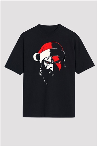 Yılbaşı Siyah Oversize Tişört Oversize T-shirt - TişörtFabrikası