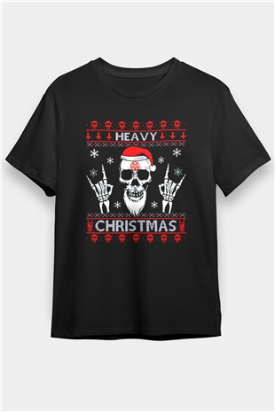 Yılbaşı Siyah Unisex Tişört T-Shirt - TişörtFabrikası