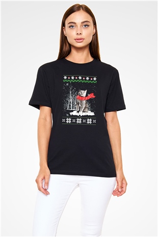 Yılbaşı Siyah Unisex Tişört T-Shirt - TişörtFabrikası