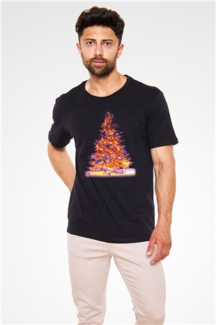 Yılbaşı Siyah Unisex Tişört T-Shirt - TişörtFabrikası