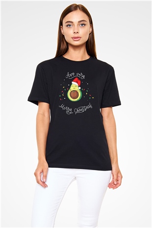 Yılbaşı Siyah Unisex Tişört T-Shirt - TişörtFabrikası