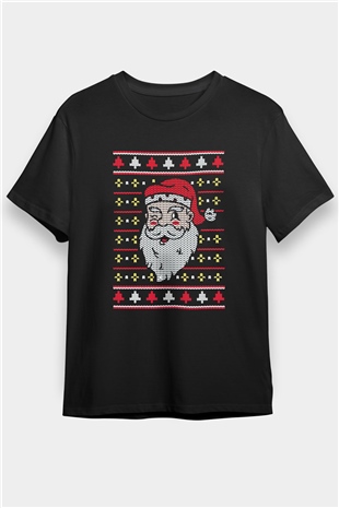 Yılbaşı Siyah Unisex Tişört T-Shirt - TişörtFabrikası