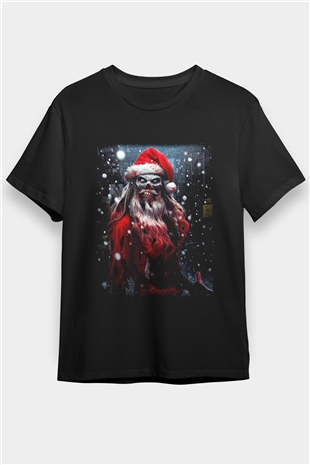 Yılbaşı Siyah Unisex Tişört T-Shirt - TişörtFabrikası