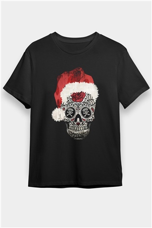 Yılbaşı Siyah Unisex Tişört T-Shirt - TişörtFabrikası