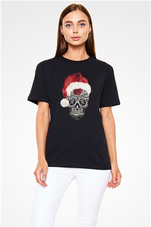 Yılbaşı Siyah Unisex Tişört T-Shirt - TişörtFabrikası