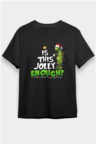Yılbaşı Siyah Unisex Tişört T-Shirt - TişörtFabrikası