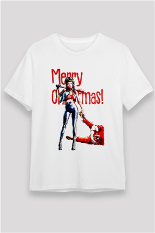 Yılbaşı Yeni Yıl Christmas Beyaz Unisex Tişört T-Shirt - TişörtFabrikası