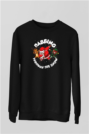 Yılbaşı Yeni Yıl Christmas Siyah Unisex Sweatshirt