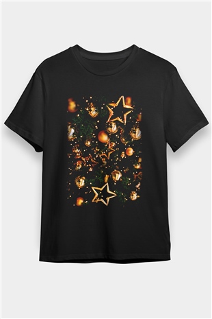 Yılbaşı Yeni Yıl Siyah Unisex Tişört T-Shirt - TişörtFabrikası