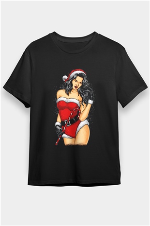 Yılbaşı Yeni Yıl Siyah Unisex Tişört T-Shirt - TişörtFabrikası