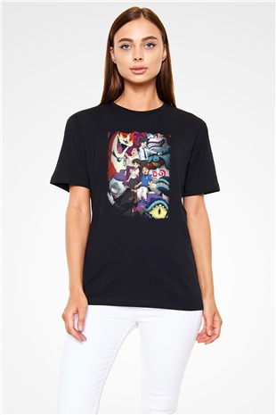 Yo-kai Watch Siyah Unisex Tişört T-Shirt