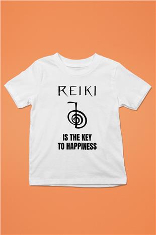 Yoga Baskılı Unisex Beyaz Çocuk Tişört - Tshirt