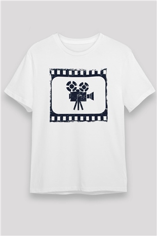 Yönetmen Beyaz Unisex Tişört T-Shirt - TişörtFabrikası
