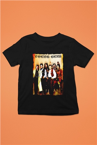 Young Guns Siyah Unisex  Çocuk Tişört