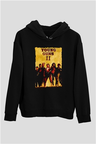 Young Guns Siyah Unisex Hoodie