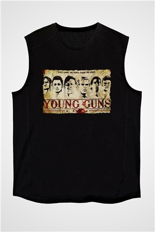 Young Guns Siyah Unisex  Kolsuz Tişört