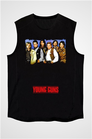 Young Guns Siyah Unisex  Kolsuz Tişört