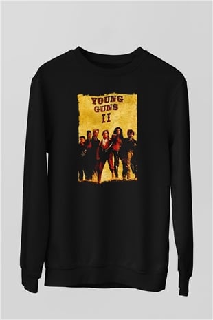 Young Guns Siyah Unisex  Sweatshirt