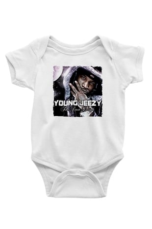 Young Jeezy Beyaz Bebek Body - Zıbın