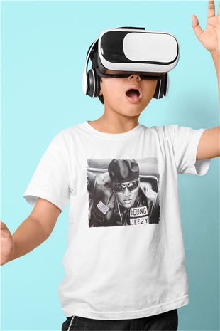 Young Jeezy Beyaz Unisex Çocuk Tişört