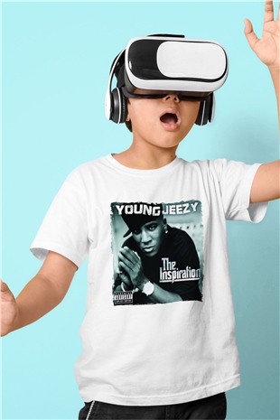 Young Jeezy Beyaz Unisex Çocuk Tişört