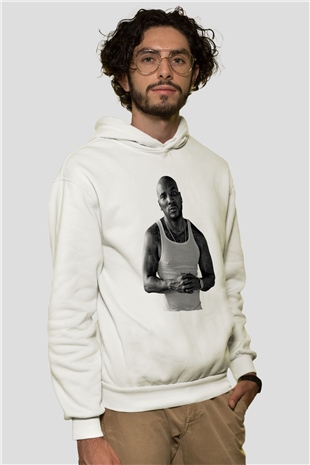 Young Jeezy Beyaz Unisex Kapüşonlu Sweatshirt
