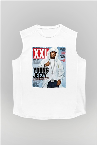 Young Jeezy Beyaz Unisex Kolsuz Tişört