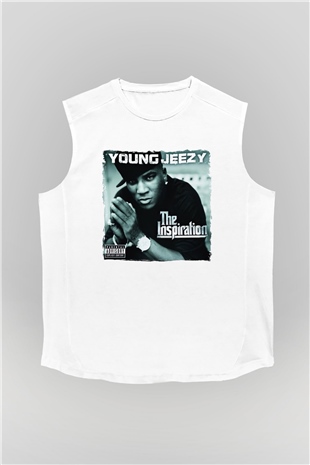Young Jeezy Beyaz Unisex Kolsuz Tişört