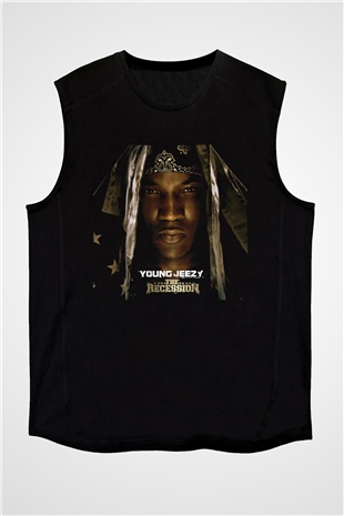 Young Jeezy Siyah Unisex Kolsuz Tişört