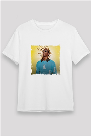 Young Thug Baskılı Unisex Beyaz Tişört