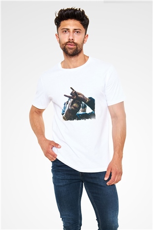 Young Thug Baskılı Unisex Beyaz Tişört