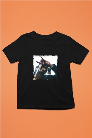 Young Thug Baskılı Unisex Siyah Çocuk Tişört