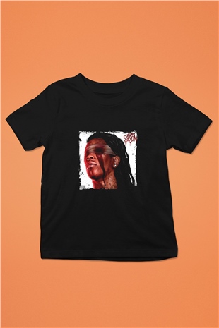 Young Thug Baskılı Unisex Siyah Çocuk Tişört