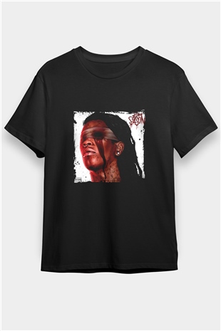 Young Thug Baskılı Unisex Siyah Tişört