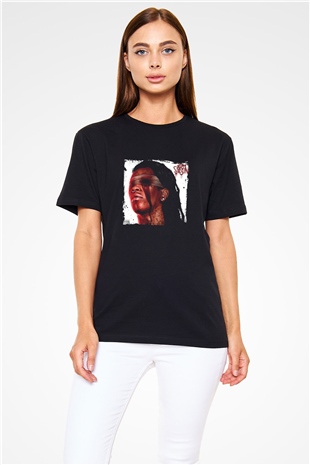 Young Thug Baskılı Unisex Siyah Tişört