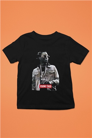 Young Thug Siyah Unisex Çocuk Tişört