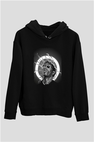 Young Thug Siyah Unisex Kapüşonlu Sweatshirt