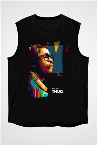 Young Thug Siyah Unisex Kolsuz Tişört