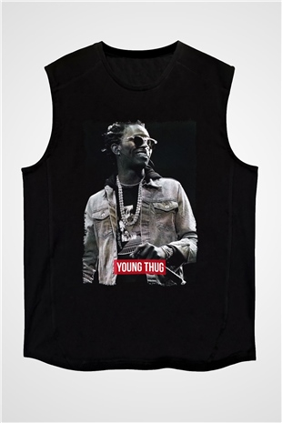 Young Thug Siyah Unisex Kolsuz Tişört