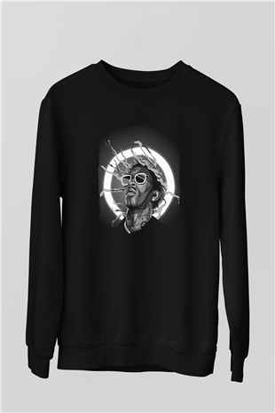Young Thug Siyah Unisex Sweatshirt