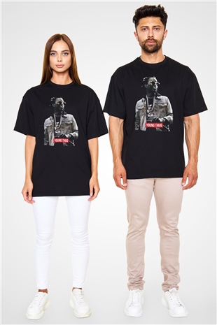 Young Thug Siyah Oversize Tişört Oversize T-shirt - TişörtFabrikası