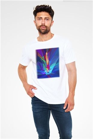 Yüzme Beyaz Unisex Tişört T-Shirt - TişörtFabrikası