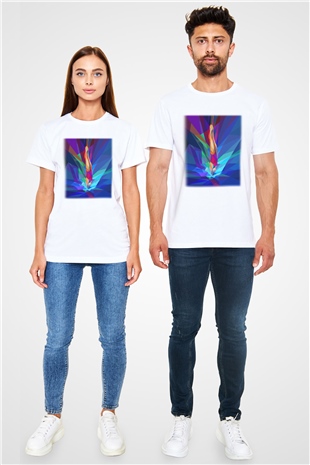 Yüzme Beyaz Unisex Tişört T-Shirt - TişörtFabrikası