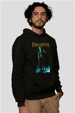 Yüzüklerin Efendisi Siyah Unisex Hoodie